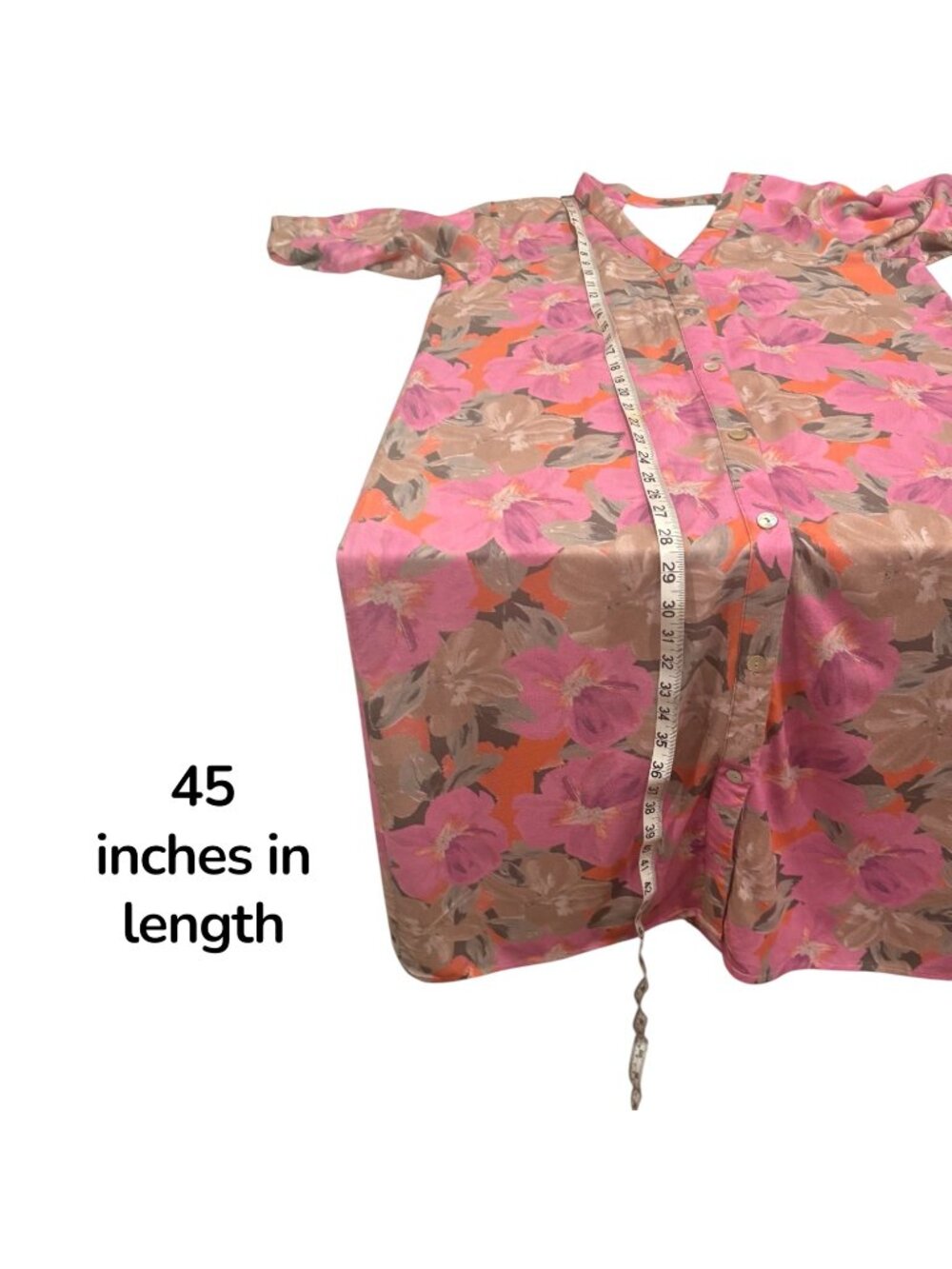 Saltwater Luxe Floral Open Back Maxi Dress Women’s Small Pink Boho Beachy - Picture 10 of 10